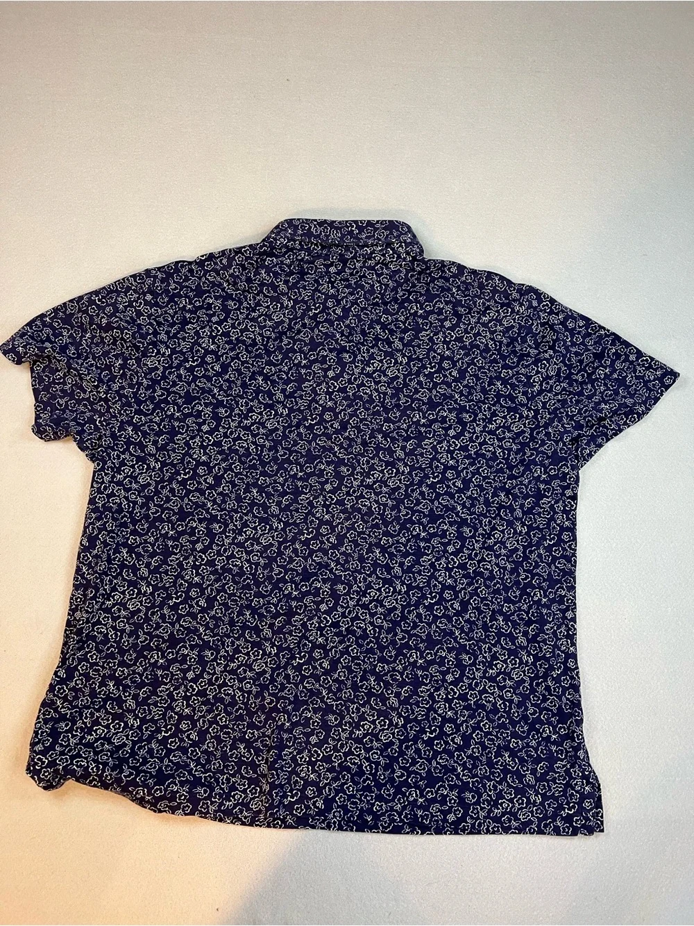 Polo Ralph Lauren Blue Floral Polo Shirt - Large L